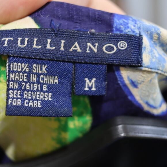 Tulliano Citrus Print Shirt Medium - Picture 10 of 11